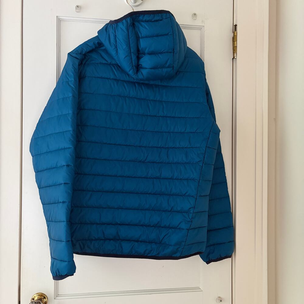 Columbia Sportwear Powder Lite Hooded Jacket Blue Quilted #1896741 Size Medium - Picture 3 of 8